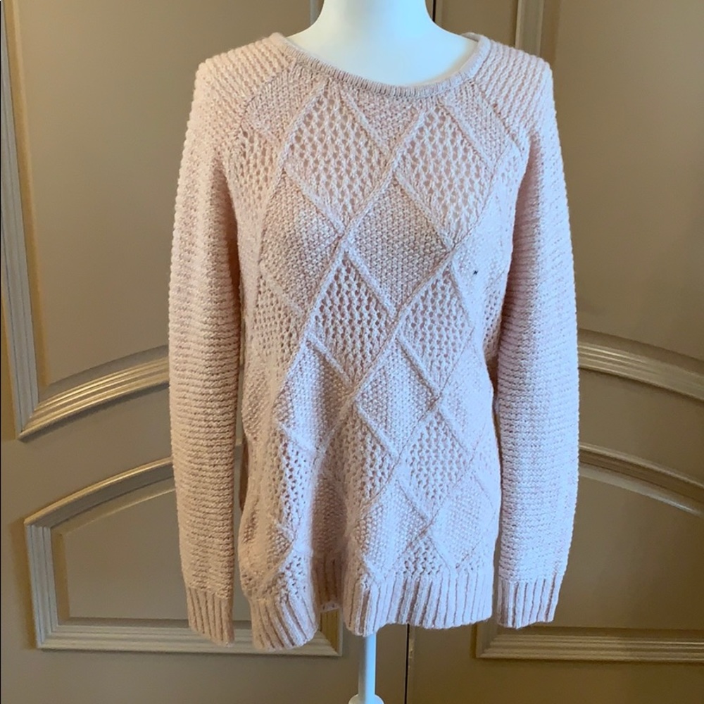American Eagle Outfitters light pink Sweater Med